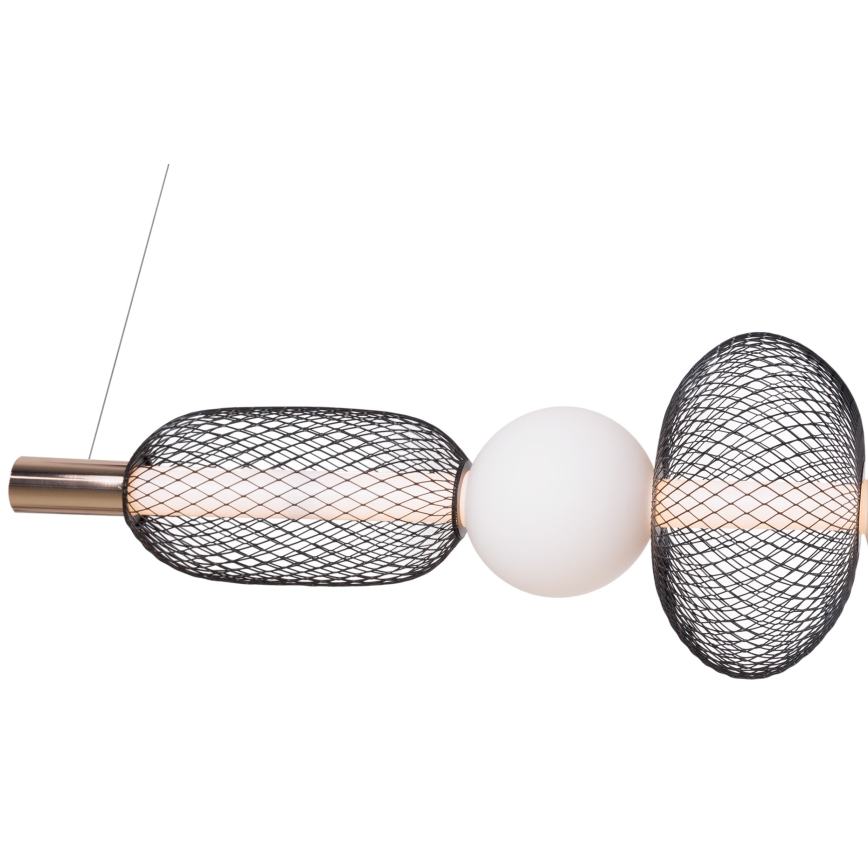 MAXLIGHT P0593 - LED pendel BORA LED/29W/230V hvid/sort