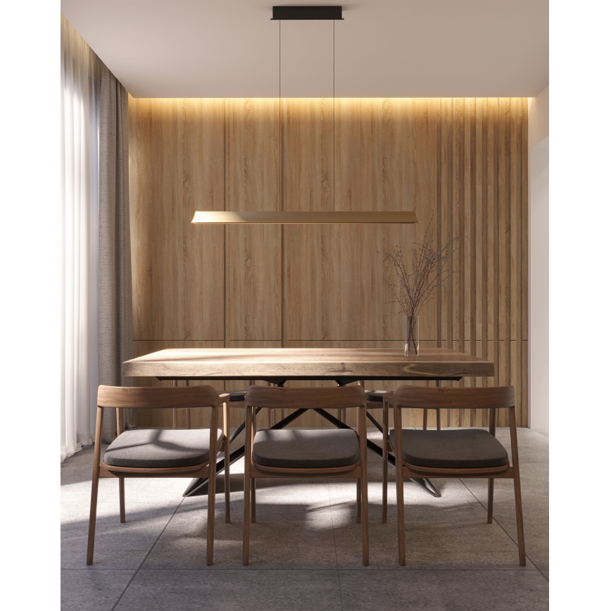 MAXLIGHT P0594 - LED dæmpbar loftlampe på kabel JO-JO LED/38W/230V 2700/4500/5500K messing