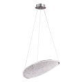 MAXLIGHT P0636D - LED-pendel på wire EMPIRE LED/17W/230V poleret krom
