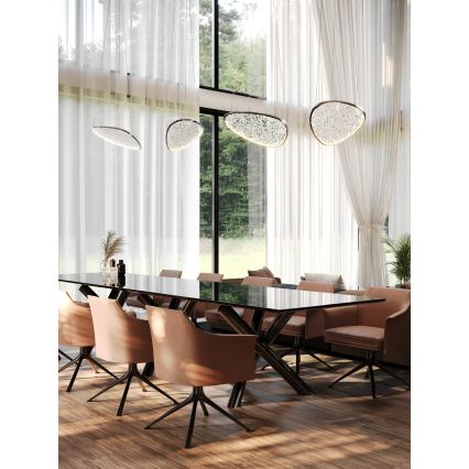 MAXLIGHT P0636D - LED-pendel på wire EMPIRE LED/17W/230V poleret krom