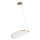 MAXLIGHT P0637D - LED-lysekrone med wireophæng EMPIRE LED/17W/230V guld