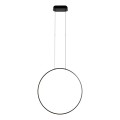 MAXLIGHT P0652 - VISUAL VER LED badeværelsespendel med wireophæng, LED/22W/230V, IP44, sort