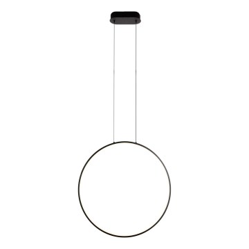 MAXLIGHT P0652 - VISUAL VER LED badeværelsespendel med wireophæng, LED/22W/230V, IP44, sort
