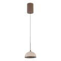 MAXLIGHT P0666 - LED-pendel med wireophæng CUCCINA LED/57W/230V Ø 15 cm beige