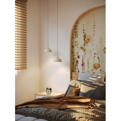 MAXLIGHT P0666 - LED-pendel med wireophæng CUCCINA LED/57W/230V Ø 15 cm beige