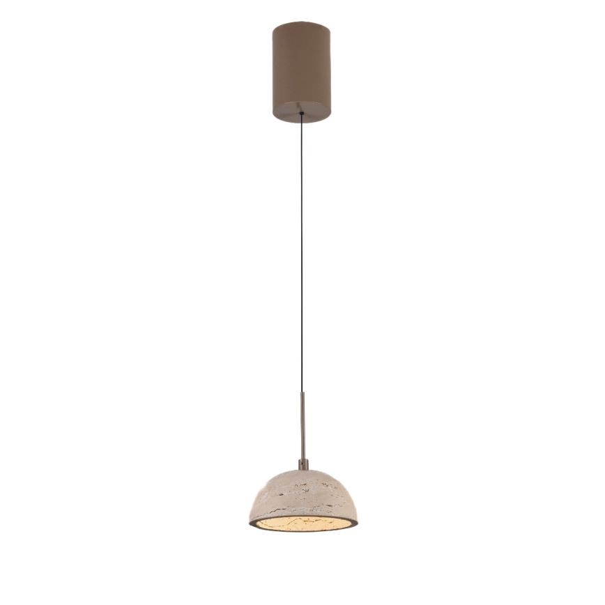 MAXLIGHT P0666 - LED-pendel med wireophæng CUCCINA LED/57W/230V Ø 15 cm beige