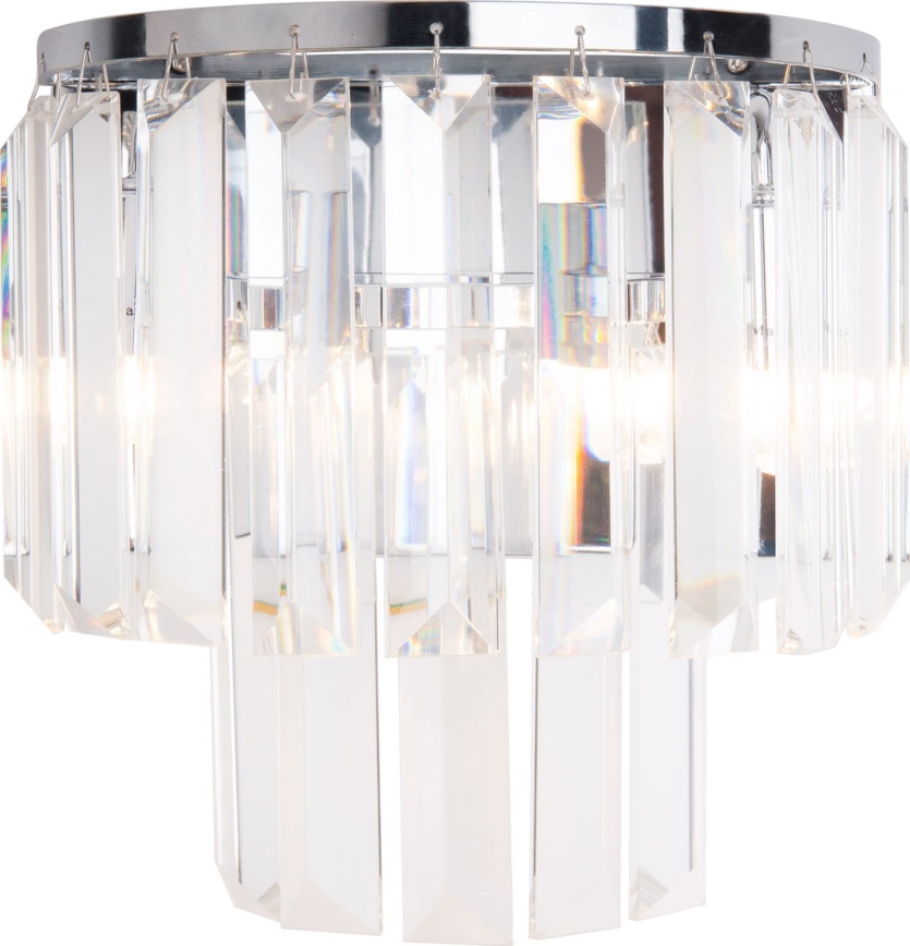 MAXLIGHT W0209 - Væglampe MONACO 2xG9/40W/230V skinnende krom