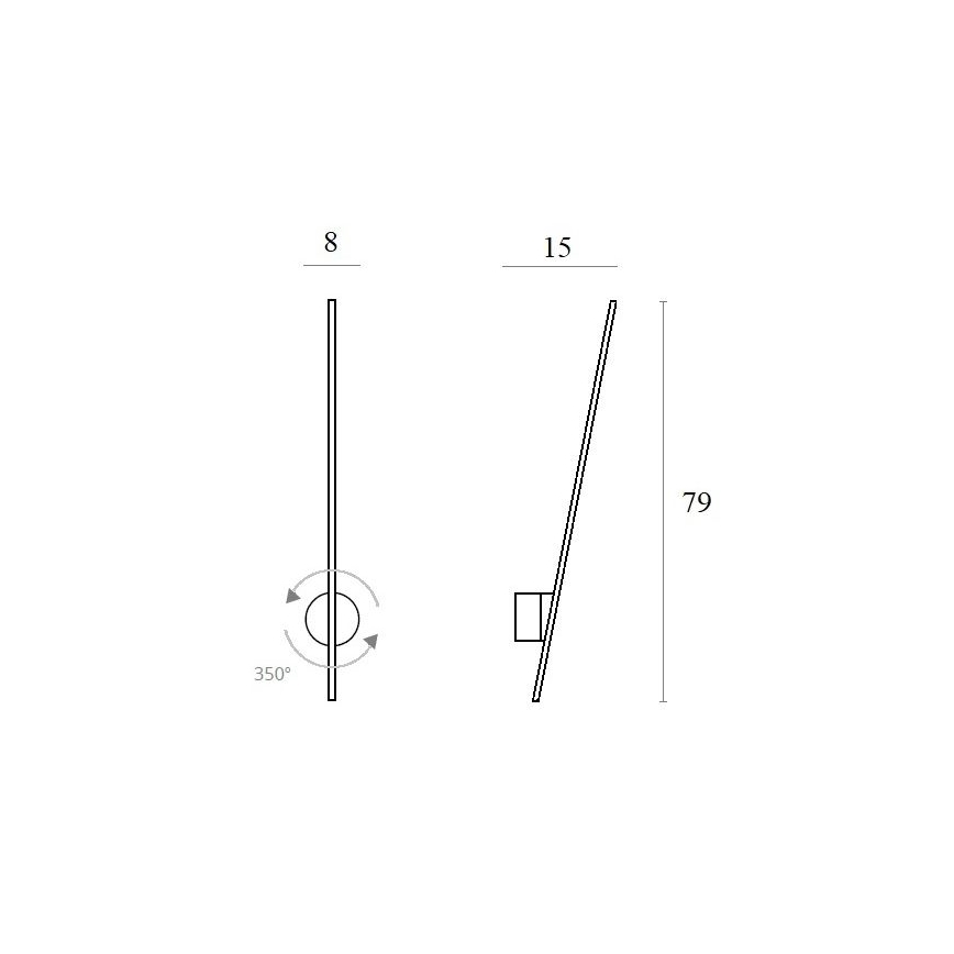 MAXLIGHT W0212 - Udendørs LED væglampe EDDERKOP LED/8,4W/230V IP44 hvid