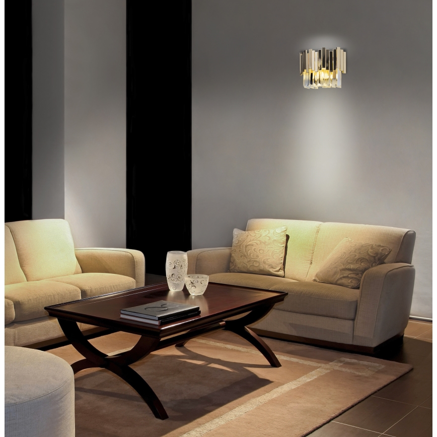 MAXLIGHT W0251 - Væglampe TREND 3xG9/40W/230V guldfarvet