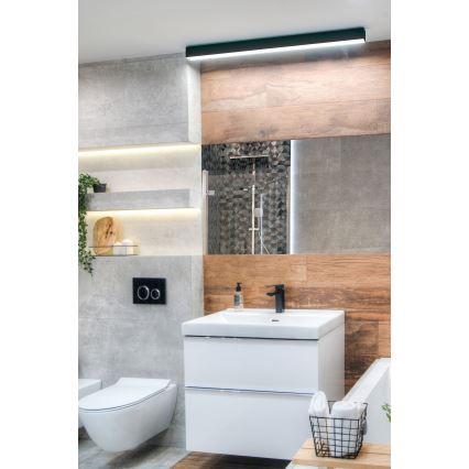MAXLIGHT W0266 - LED spejlbelysning til badeværelse dæmpbar LINEAR LED/36W/230V 113,5 cm IP44 sort