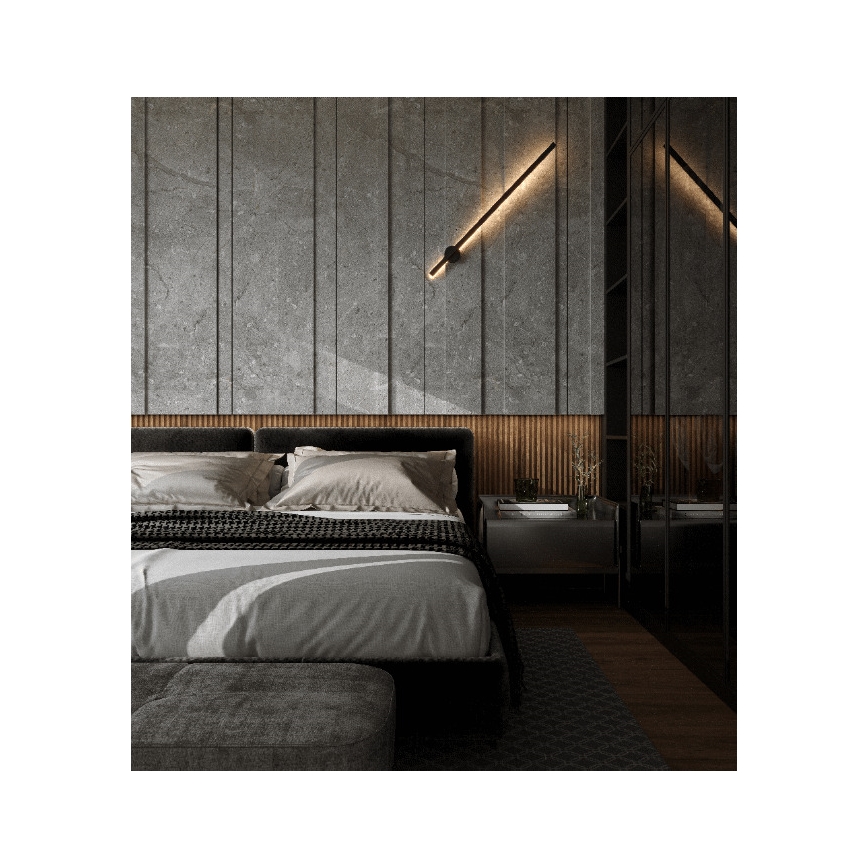 MAXLIGHT W0267 - Udendørs LED væglampe EDDERKOP LED/8,4W/230V IP44 sort