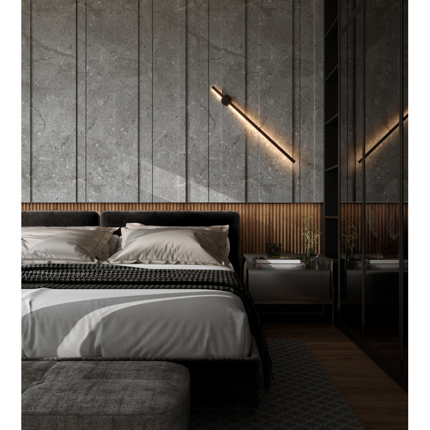 MAXLIGHT W0267 - Udendørs LED væglampe EDDERKOP LED/8,4W/230V IP44 sort
