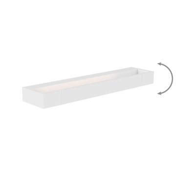 MAXLIGHT W0306 - LED væglampe til badeværelse FLINK LED/12W/230V 45 cm IP44 hvid