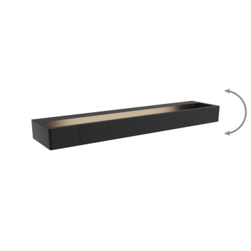 MAXLIGHT W0307 - LED væglampe til badeværelse FLINK LED/12W/230V 45 cm IP44 sort