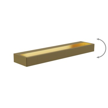 MAXLIGHT W0318 - LED væglampe til badeværelse FLINK LED/12W/230V 45 cm IP44 guldfarvet