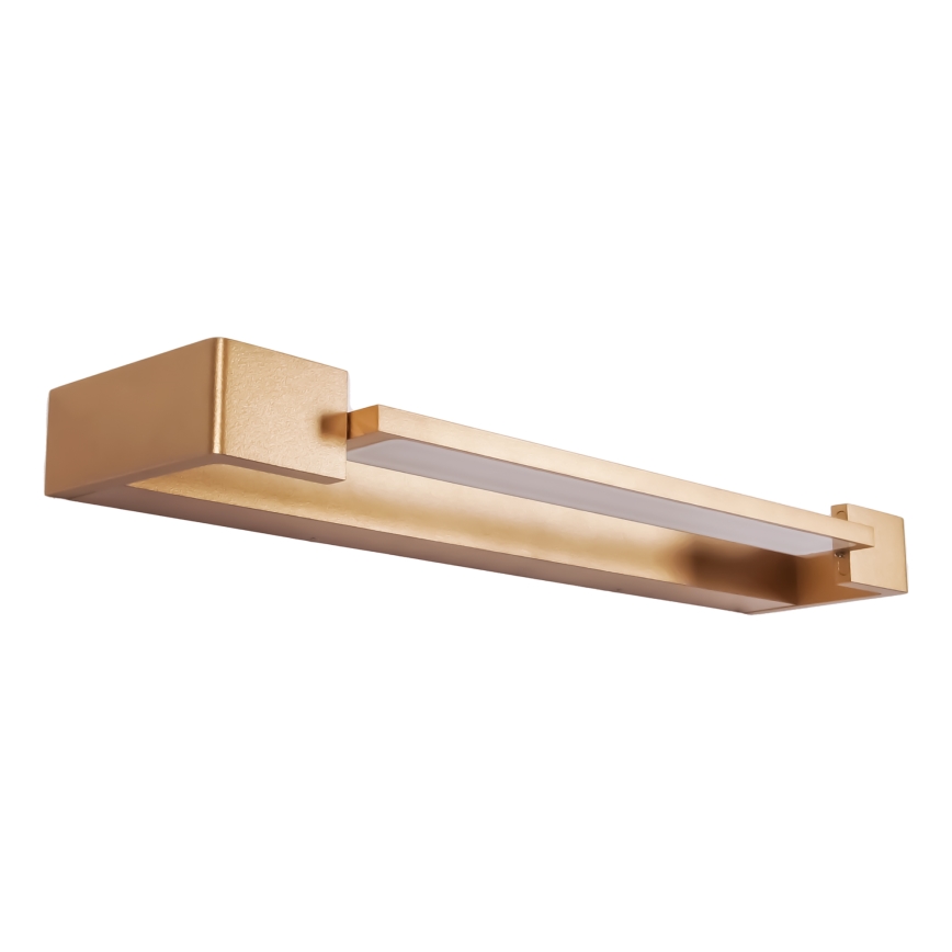 MAXLIGHT W0318 - LED væglampe til badeværelse FLINK LED/12W/230V 45 cm IP44 guldfarvet