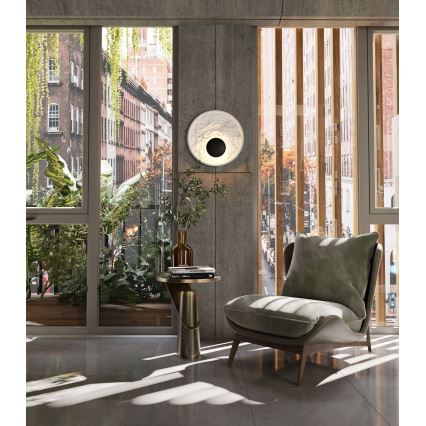 MAXLIGHT W0325 - LED væglampe OYAKA LED/5W/230V diameter 29 cm hvid/sort