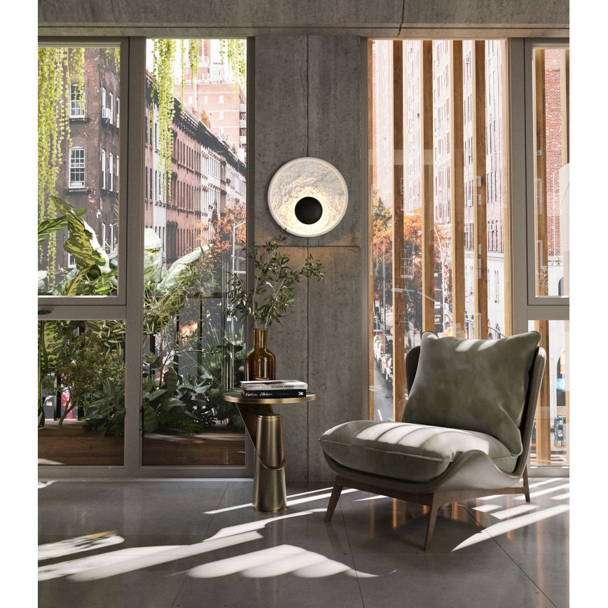 MAXLIGHT W0325 - LED væglampe OYAKA LED/5W/230V diameter 29 cm hvid/sort