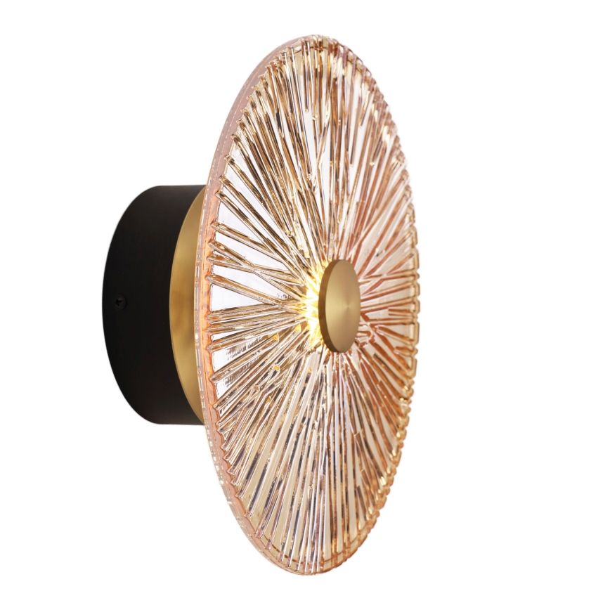 MAXLIGHT W0355 - LED væglampe ALLURE LED/5W/230V diameter 28 cm guldfarvet