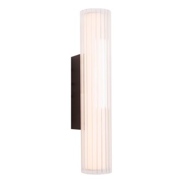 MAXLIGHT W0363 - LED væglampe til badeværelse FAYETTE LED/6W/230V 31 cm IP44 sort