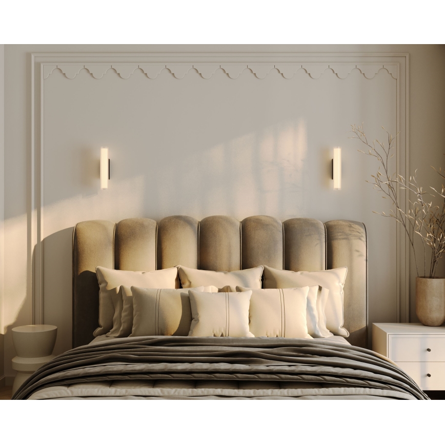 MAXLIGHT W0363 - LED væglampe til badeværelse FAYETTE LED/6W/230V 31 cm IP44 sort
