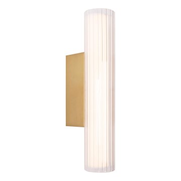 MAXLIGHT W0364 - LED væglampe til badeværelse FAYETTE LED/6W/230V 31 cm IP44 guldfarvet