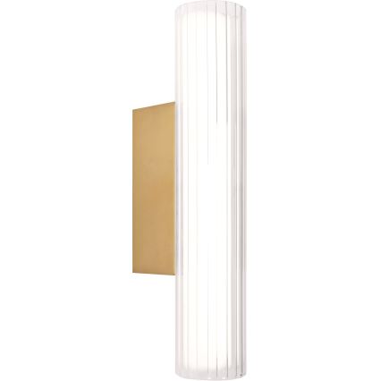 MAXLIGHT W0364 - LED væglampe til badeværelse FAYETTE LED/6W/230V 31 cm IP44 guldfarvet