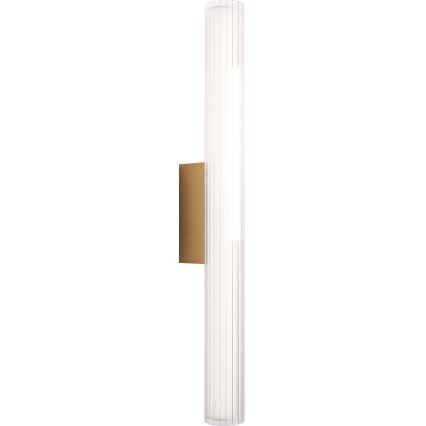 MAXLIGHT W0366 - LED væglampe til badeværelse FAYETTE LED/12W/230V 61 cm IP44 guldfarvet