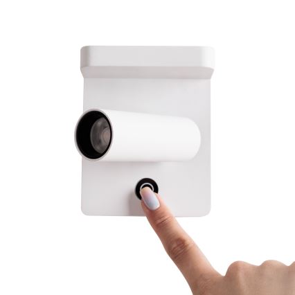MAXLIGHT W0373 - LED vægspot med trådløs opladning LOFER LED/7W/230V hvid