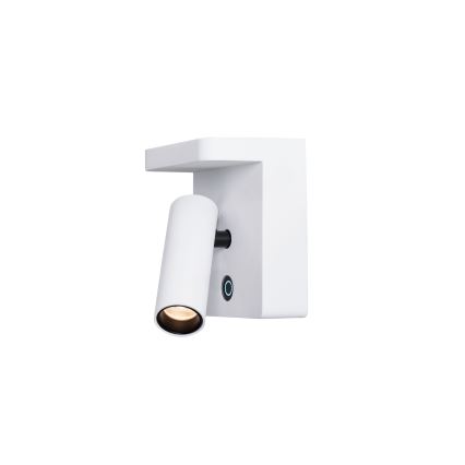 MAXLIGHT W0373 - LED vægspot med trådløs opladning LOFER LED/7W/230V hvid