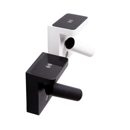 MAXLIGHT W0373 - LED vægspot med trådløs opladning LOFER LED/7W/230V hvid