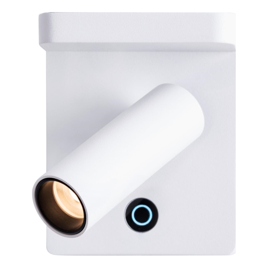 MAXLIGHT W0373 - LED vægspot med trådløs opladning LOFER LED/7W/230V hvid