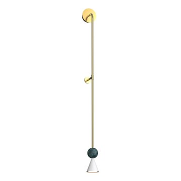 MAXLIGHT W0448 - LED væglampe BINGO LED/8W/230V CRI 92 guld/grøn