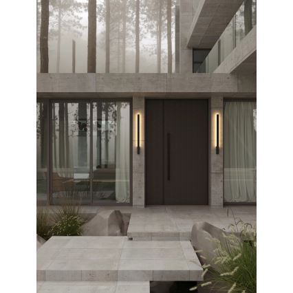 MAXLIGHT W0459 - LED Udendørs vægarmatur KAPRUN LED/12W/230V CRI 93 IP65 sort