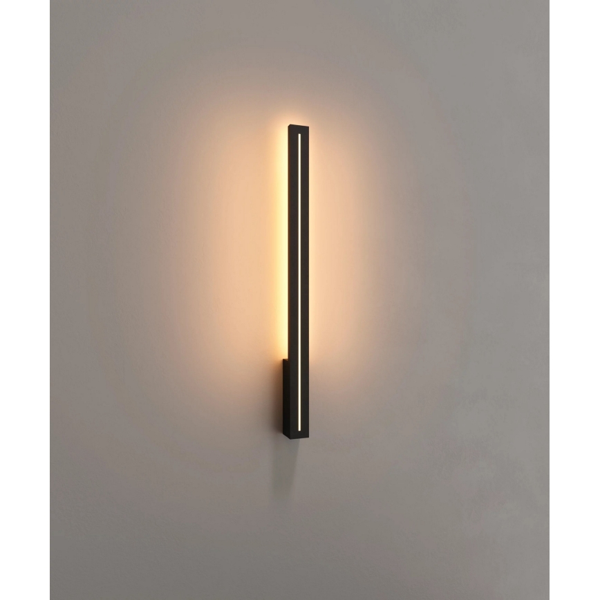 MAXLIGHT W0460 - LED udendørs væglampe MOENA LED/15W/230V CRI 93 IP65 sort