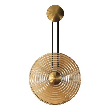 MAXLIGHT W0473 - LED Væglampe SING LED/8W/230V guld/røgfarvet beige