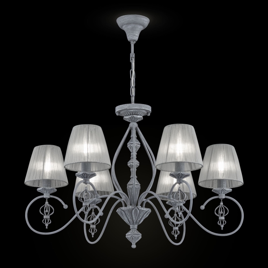 Maytoni ARM154-06-S - Lysekrone m. kædeophæng MONSOON 6xE14/40W/230V