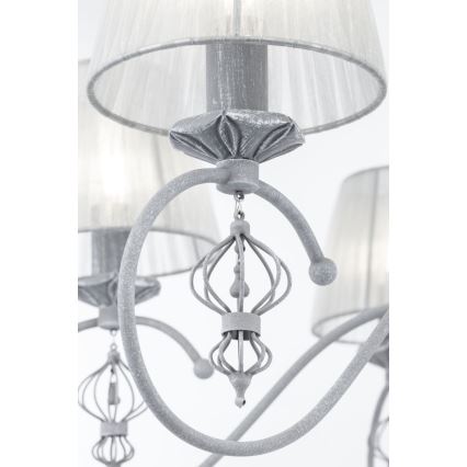 Maytoni ARM154-06-S - Lysekrone m. kædeophæng MONSOON 6xE14/40W/230V