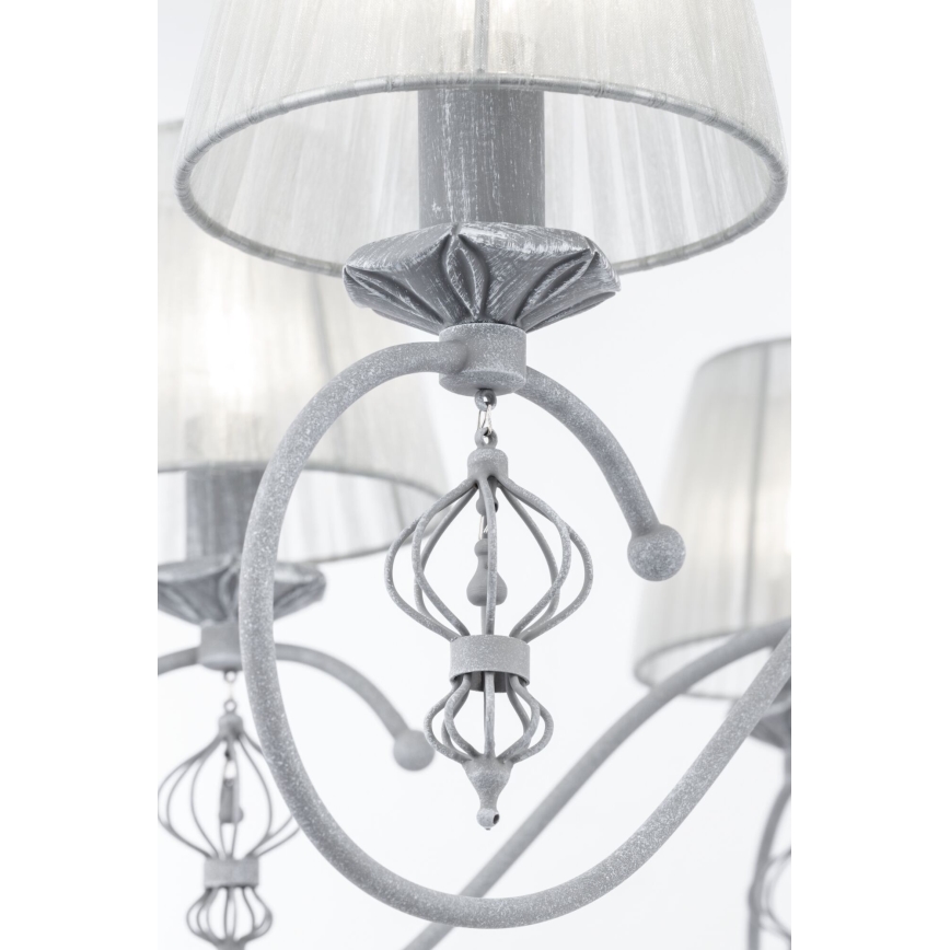 Maytoni ARM154-06-S - Lysekrone m. kædeophæng MONSOON 6xE14/40W/230V