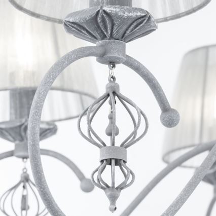 Maytoni ARM154-06-S - Lysekrone m. kædeophæng MONSOON 6xE14/40W/230V