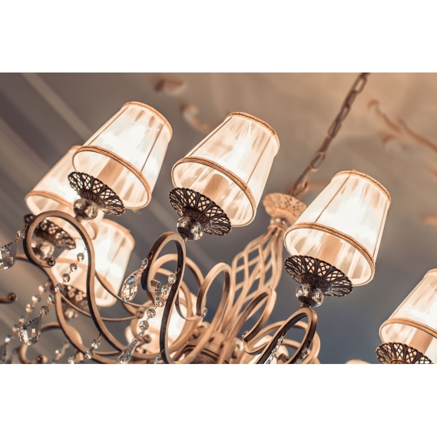 Maytoni ARM247-10-G - Pendel med kædeophæng GRACE 10xE14/40W/230V