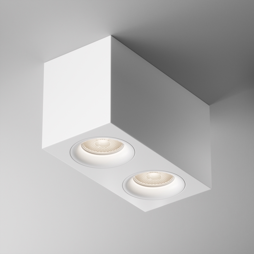 Maytoni C013CL-02W - Spotlampe SLIM 2xGU10/50W/230V hvid