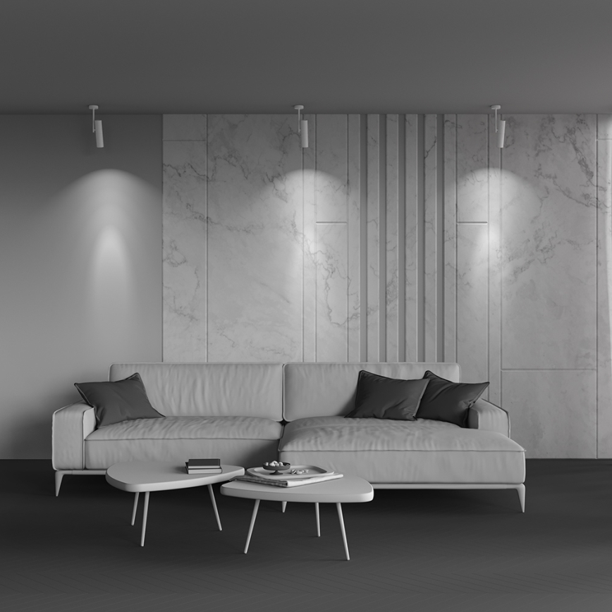 Maytoni C020CL-01W - Spotlampe ELTI 1xGU10/50W/230V hvid
