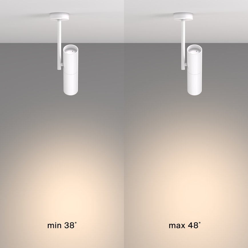 Maytoni C020CL-01W - Spotlampe ELTI 1xGU10/50W/230V hvid