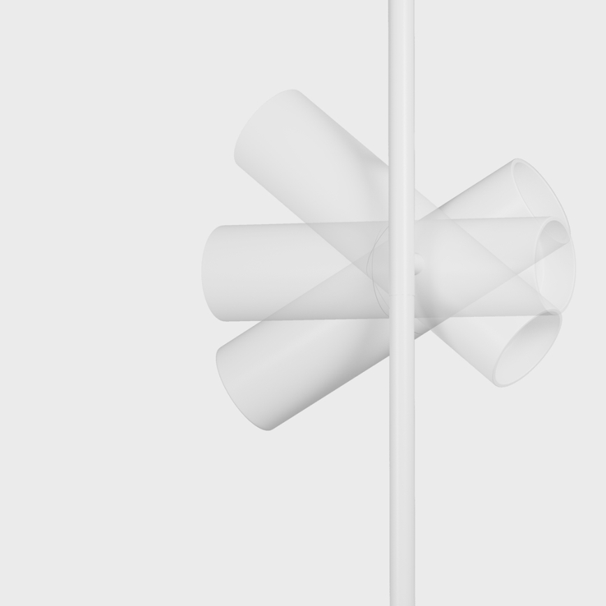 Maytoni C021CL-02W - Pendellampe ELTI 2xGU10/50W/230V hvid