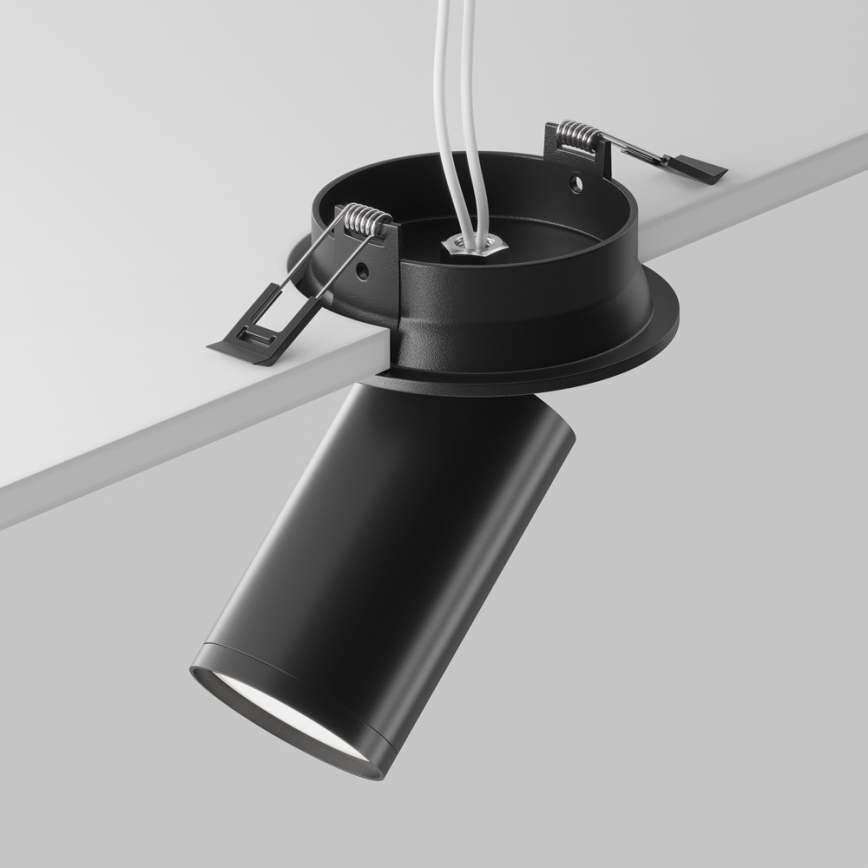Maytoni C048CL-U-1B - Indbygningsspot FOCUS 1xGU10/10W/230V sort
