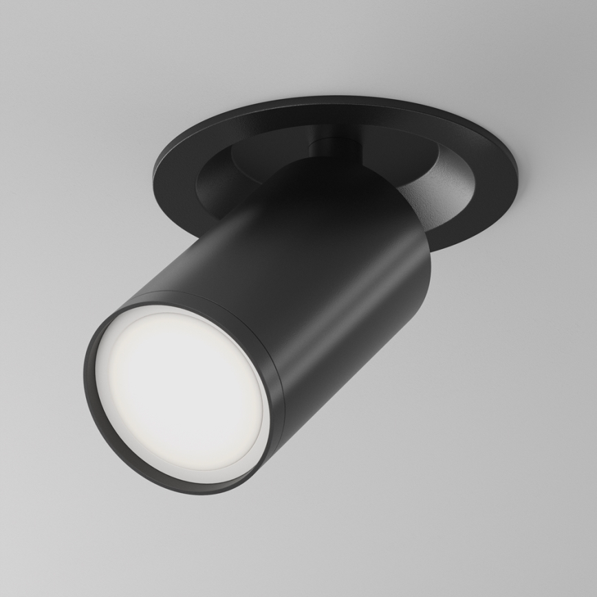 Maytoni C048CL-U-1B - Indbygningsspot FOCUS 1xGU10/10W/230V sort