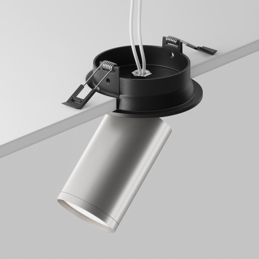Maytoni C048CL-U-1BS - Indbygningsspot FOCUS 1xGU10/10W/230V mat krom