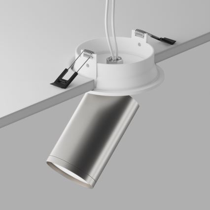 Maytoni C048CL-U-1WS - Indbygningsspot FOCUS 1xGU10/10W/230V skinnende krom