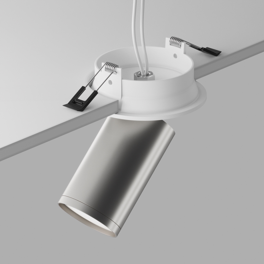 Maytoni C048CL-U-1WS - Indbygningsspot FOCUS 1xGU10/10W/230V skinnende krom
